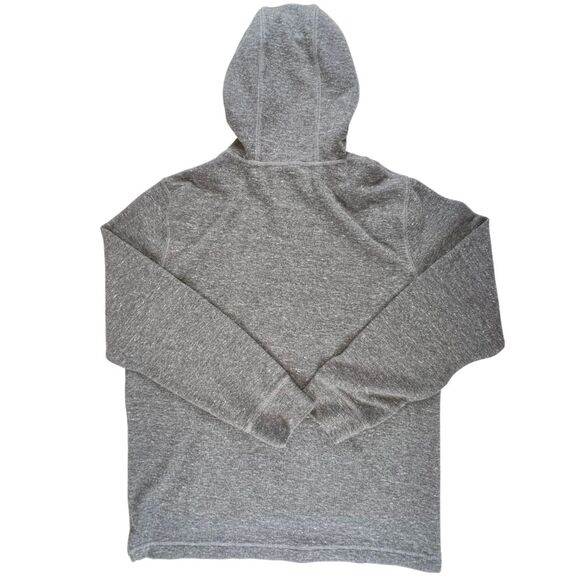 George Hoodie Large Heather Gray Drawstring Pullover Soft Cozy Casual Jumper - Picture 2 of 8